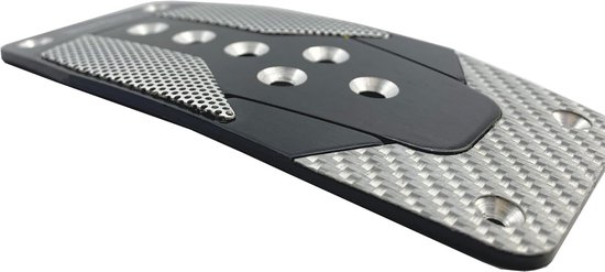 Set Pedalen - Auto Accessoires - Auto Personalisatie - Eenvoudige Installatie - 37 x 13 cm - Zwart Aluminium — afbeelding 3