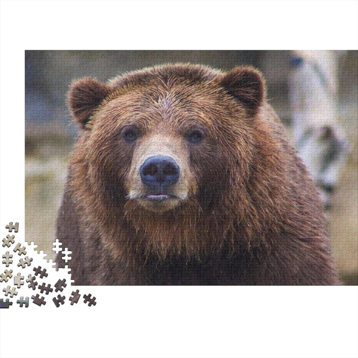 Wildlife Puzzel - Houten Puzzel Dieren - Ontspannen Tijdverdrijf - Unieke Vormen - 75 x 50 cm - Meerdere Kleuren