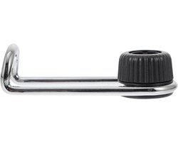 Auto Hoofdsteun Haak - Autostoel Hanger - Auto Organizer - Eenvoudige Installatie - 8x3CM - Zilver