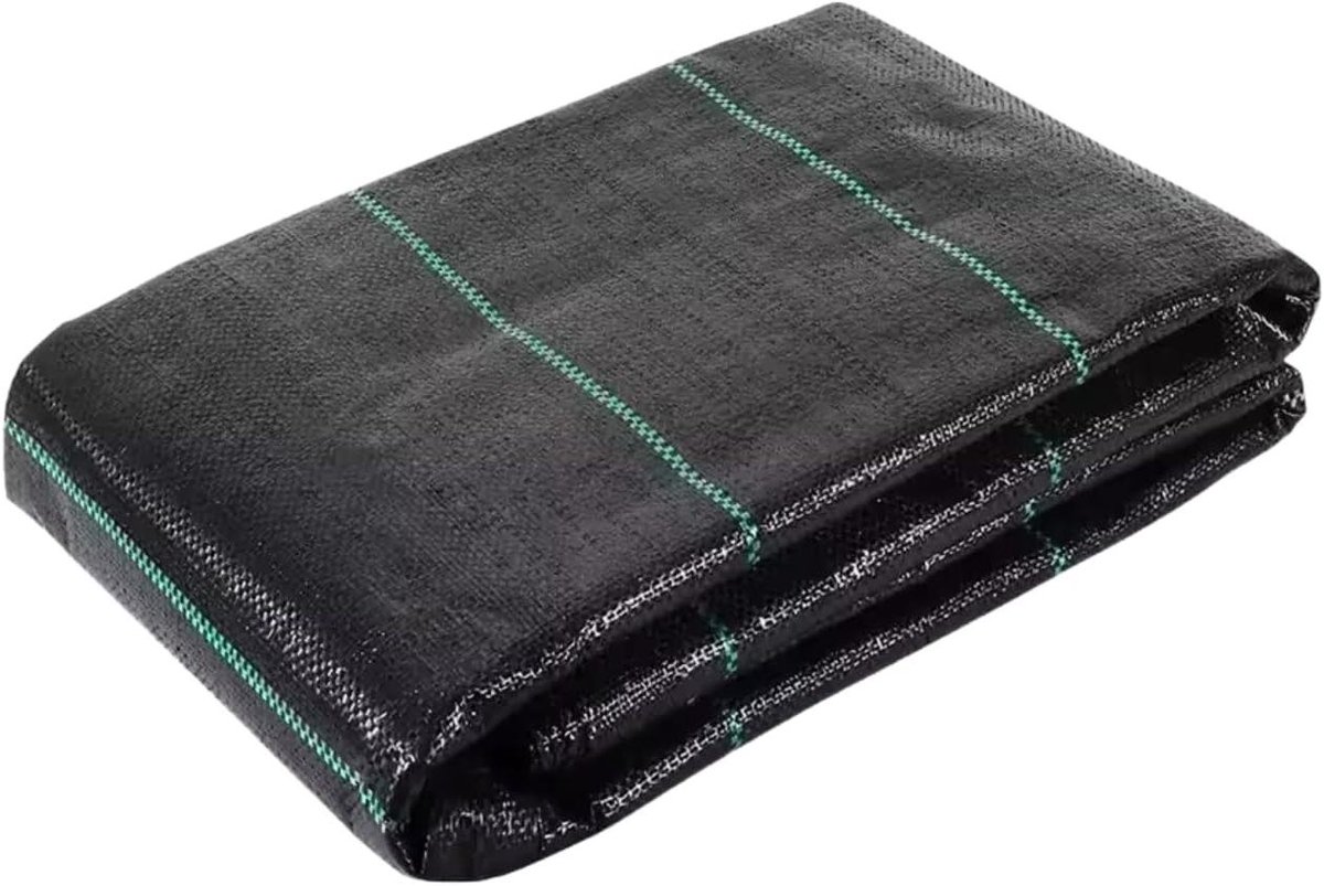 Onkruiddoek - Bodemdoek Tuindoek - Onkruid Weren - Extra Sterk 70 g/m² - 11 x 10 m - Zwart