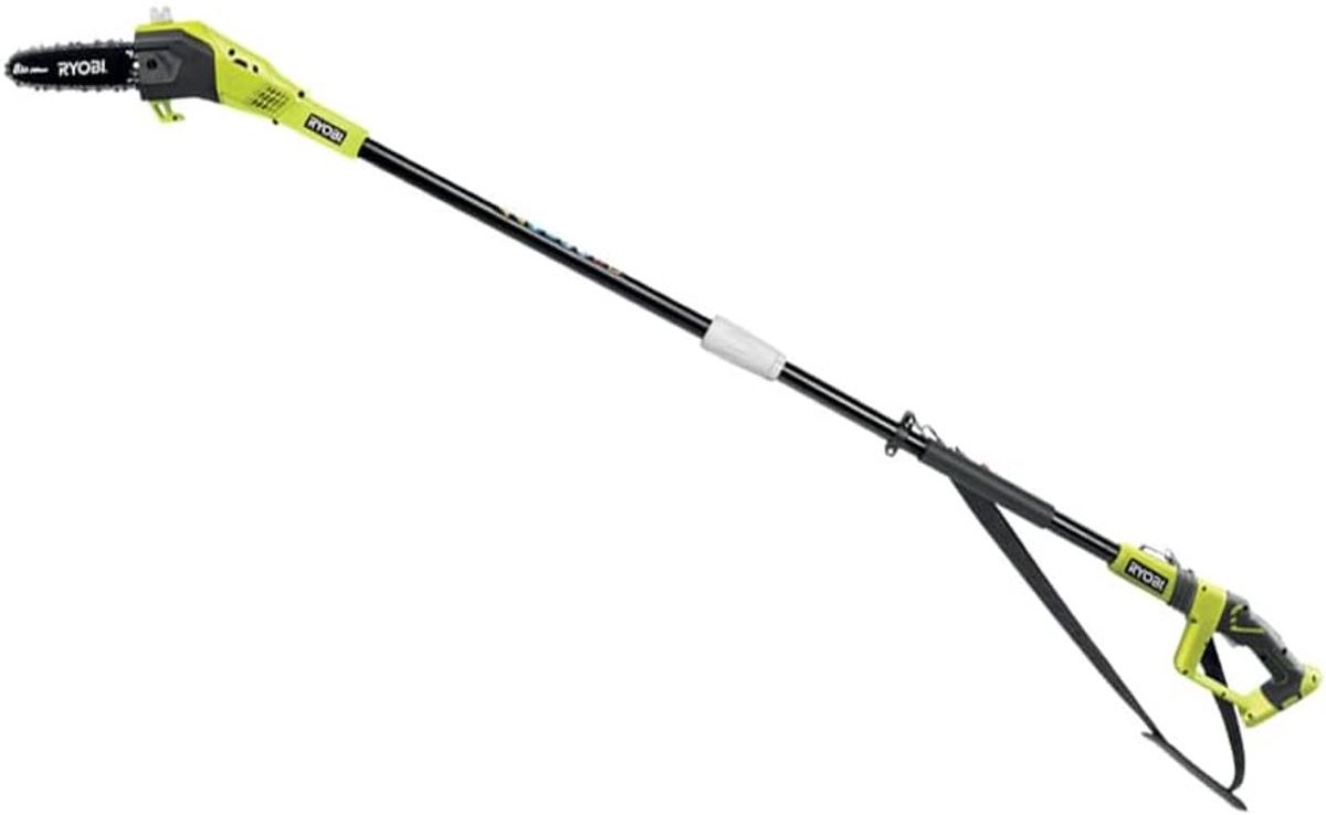 RYOBI 18 V ONE+ snoerloze stoksnoeizaag OPP1820 (bladlengte 20 cm, kettingsnelheid 5,5 m/s, bereik tot 4 m, automatische kettingsmering, inclusief accu en lader in doos)