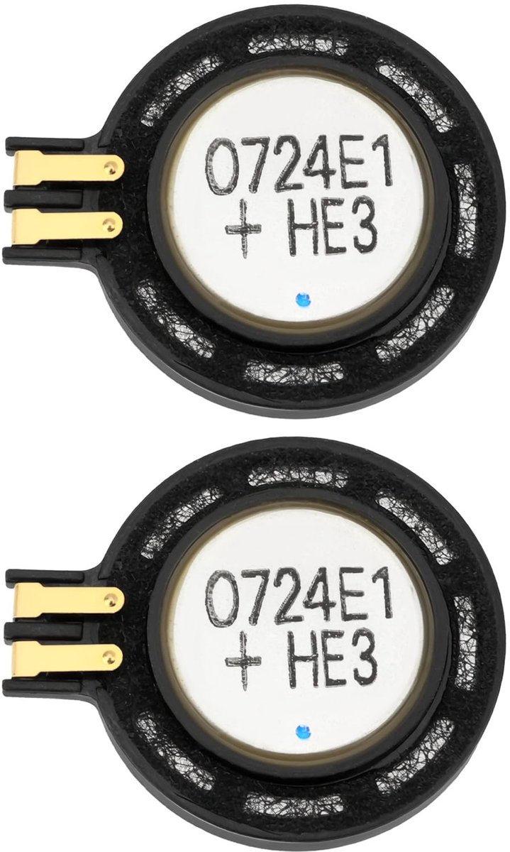 aladdien - Vervanging Luidspreker - Interne Speaker - Helder Geluid - Zwart - Compatibel met Gameboy Advance SP - 2 stks Luidsprekers - Voor Gamecon...