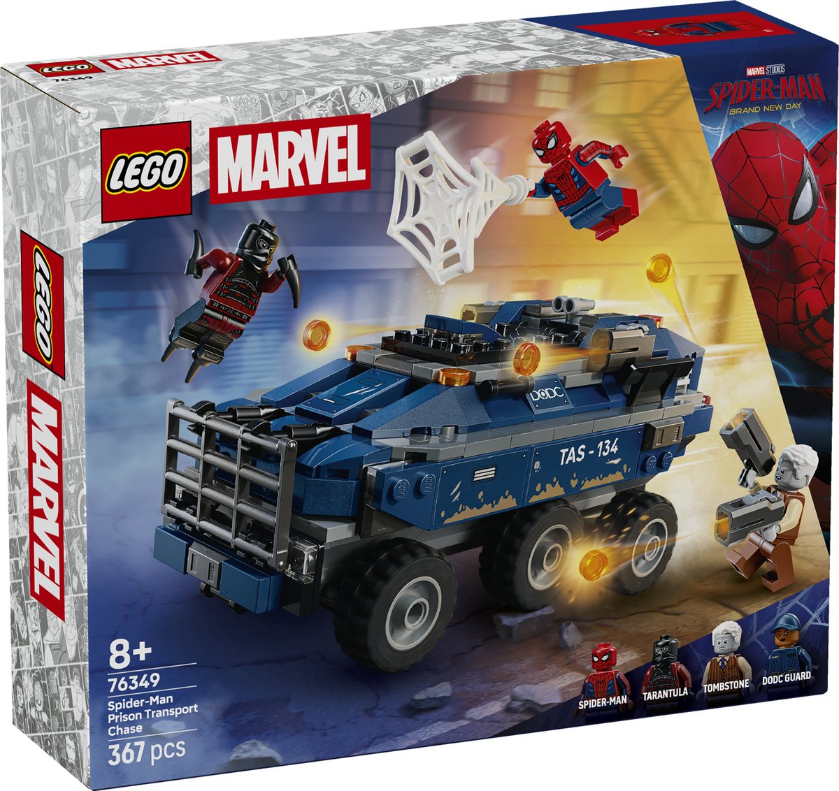 LEGO ǀ Marvel Spider-Man Achtervolging van Gevangenistransport Bouwpakket voor Kinderen 76349 – foto 5