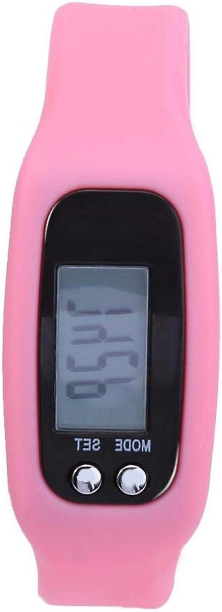 Stappenteller Armband - Sport Horloge Fitness Tracker - Gezond Leven Leiden - Automatische Slaapmodus - 1.1 Inch Scherm - Roze