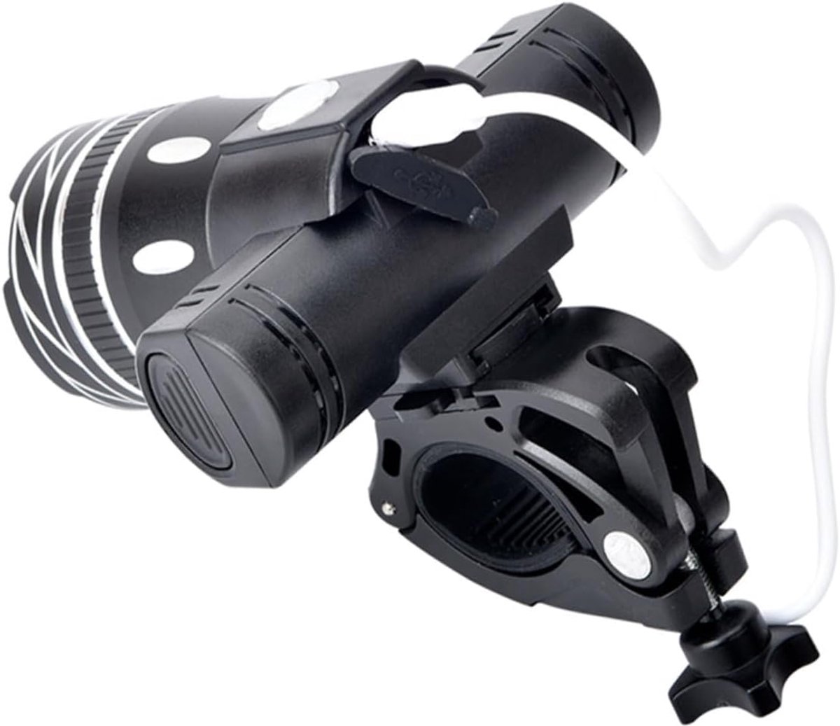 VHV - Fietsverlichting USB Oplaadbaar - LED Koplamp Fiets voor Nacht Rijden - 3 lichtstanden, waterbestendig ontwerp - voor Mountainbike, Racefiets, Stadsfiets, E-bike en Woon-Werkverkeer