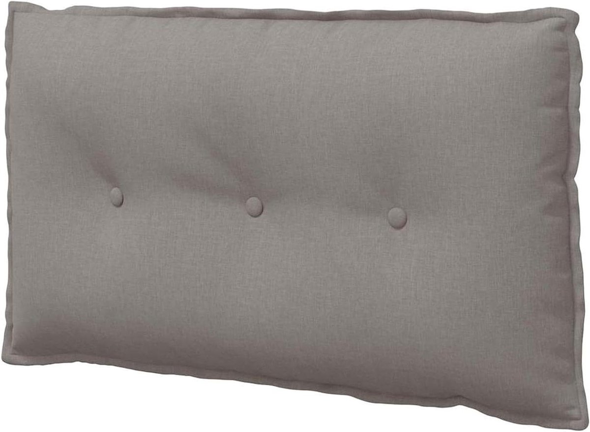 Rugkussen - Leeskussen Decoratie - Ontspannen Zitten - Afneembare Hoes - 80x19x50 cm - Taupe