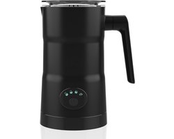 melkopschuimer 4-in-1 - 350 ml - Melkopschuimer - Met schenktuit - Vaatwasmachinebestendig - Zwart