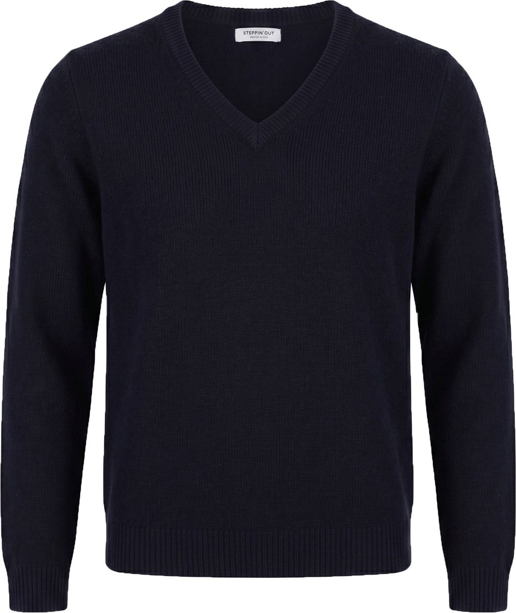 Steppin' Out Dames Trui Lamswol Donkerblauw (navy) - Maat XS - Heren