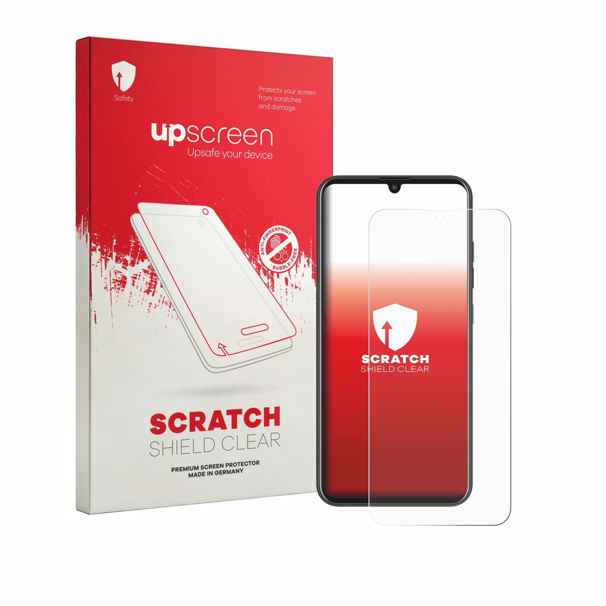 upscreen - Screenprotector voor Murena Teracube 2s - Folie Beschermfolie transparant