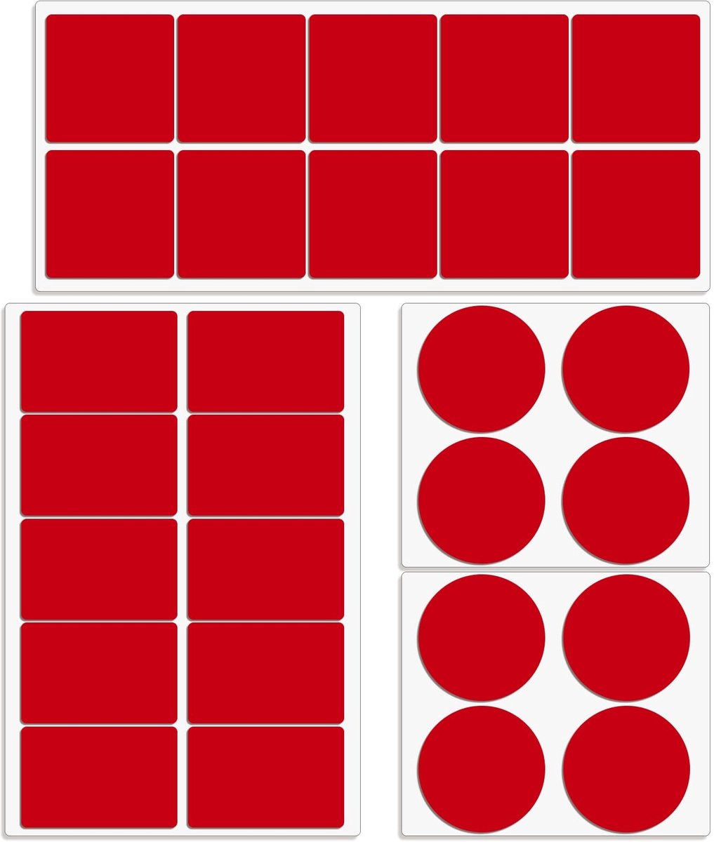 Dailygoods- Zelfklevende Pads 28 Stuks - Dubbelzijdige Tape - Heavy Duty - Waterdicht - Hittebestendig - Acryl Materiaal - Voor Muur/Glas/Tegel/Hout - Montagetape