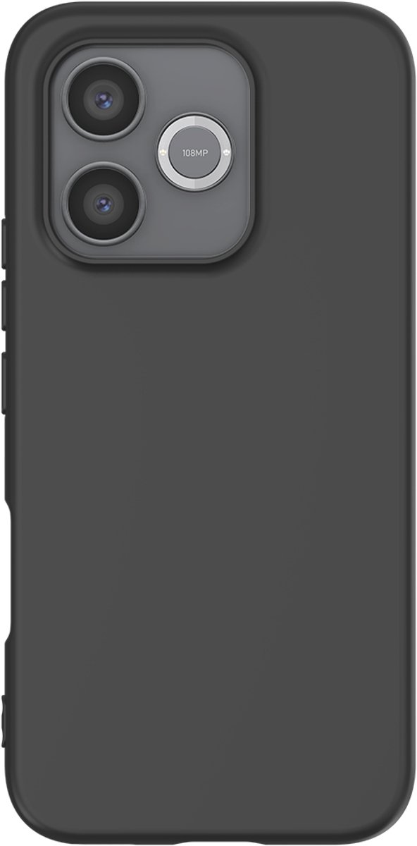 Bigben Connected, Hoesje Geschikt voor Honor 600 Lite Silicone Soepel Soft Touch, Zwart