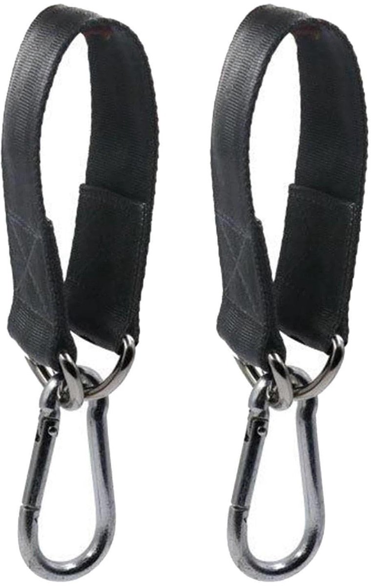 Set van 2 Hammock Straps met Carabiners - Duurzaam en Veilig voor Buiten