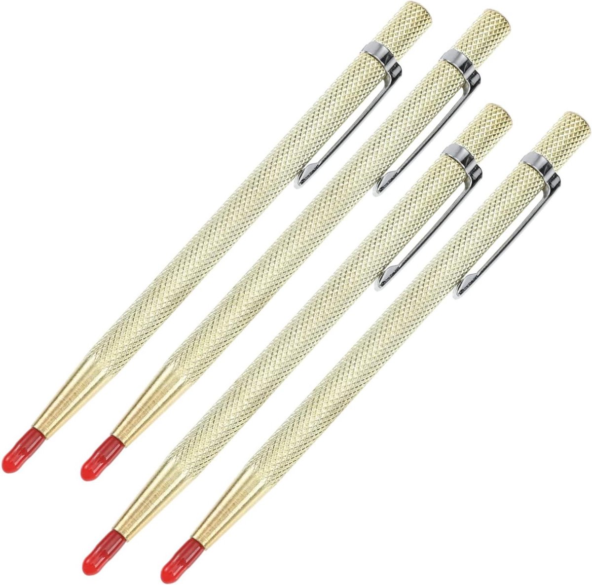 Graveer Pen Set - Metaal Stift Tekenpen - Materiaal Markeren - Harde Materialen Geschikt - 14 cm - Goud