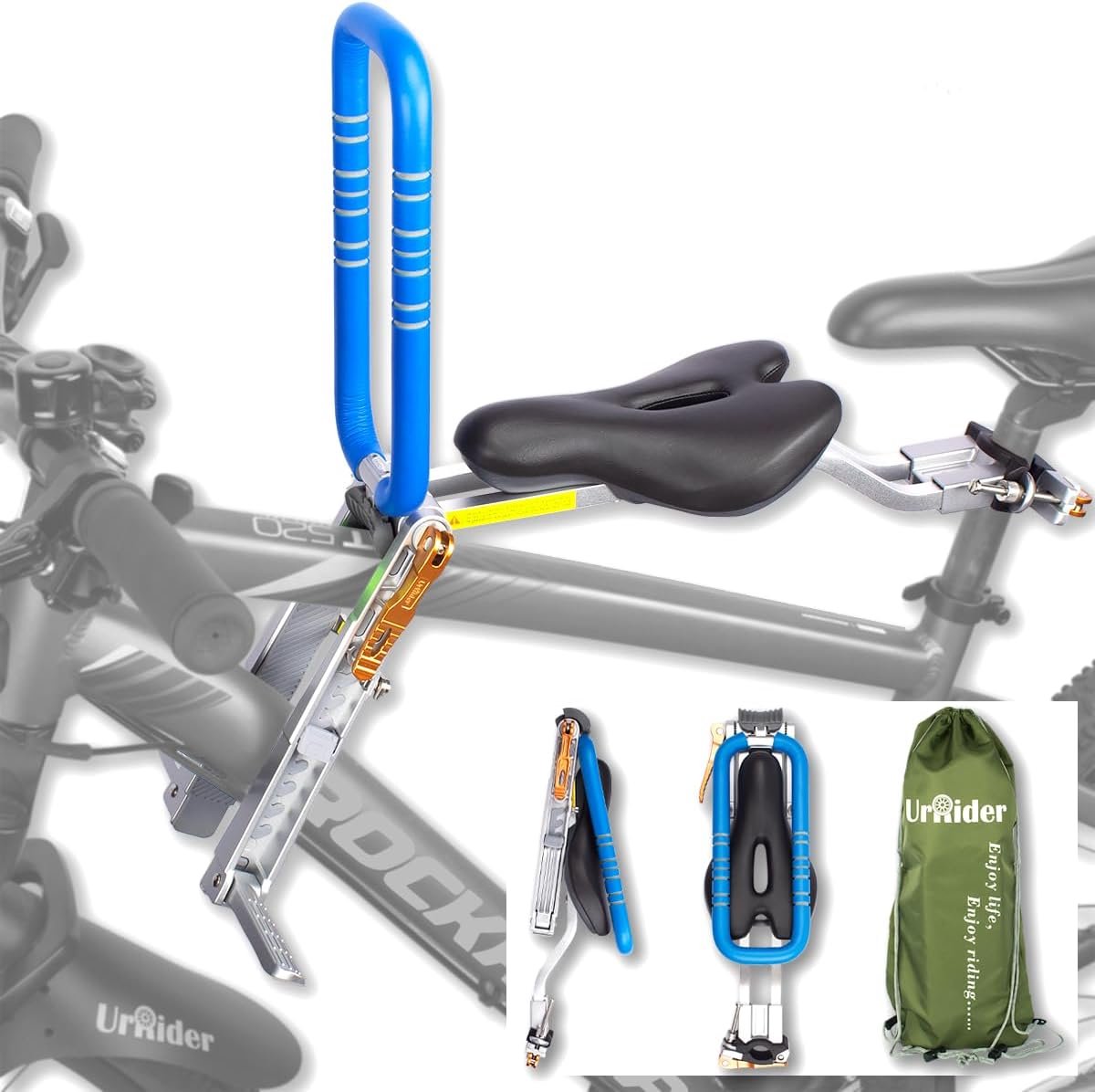 Fietsstoeltje voorzitje – fietsstoel – Fietsstoeltjes Met Stuur En Pedalen – Fiets Stoel Midden Op Stang – fietsavontuur