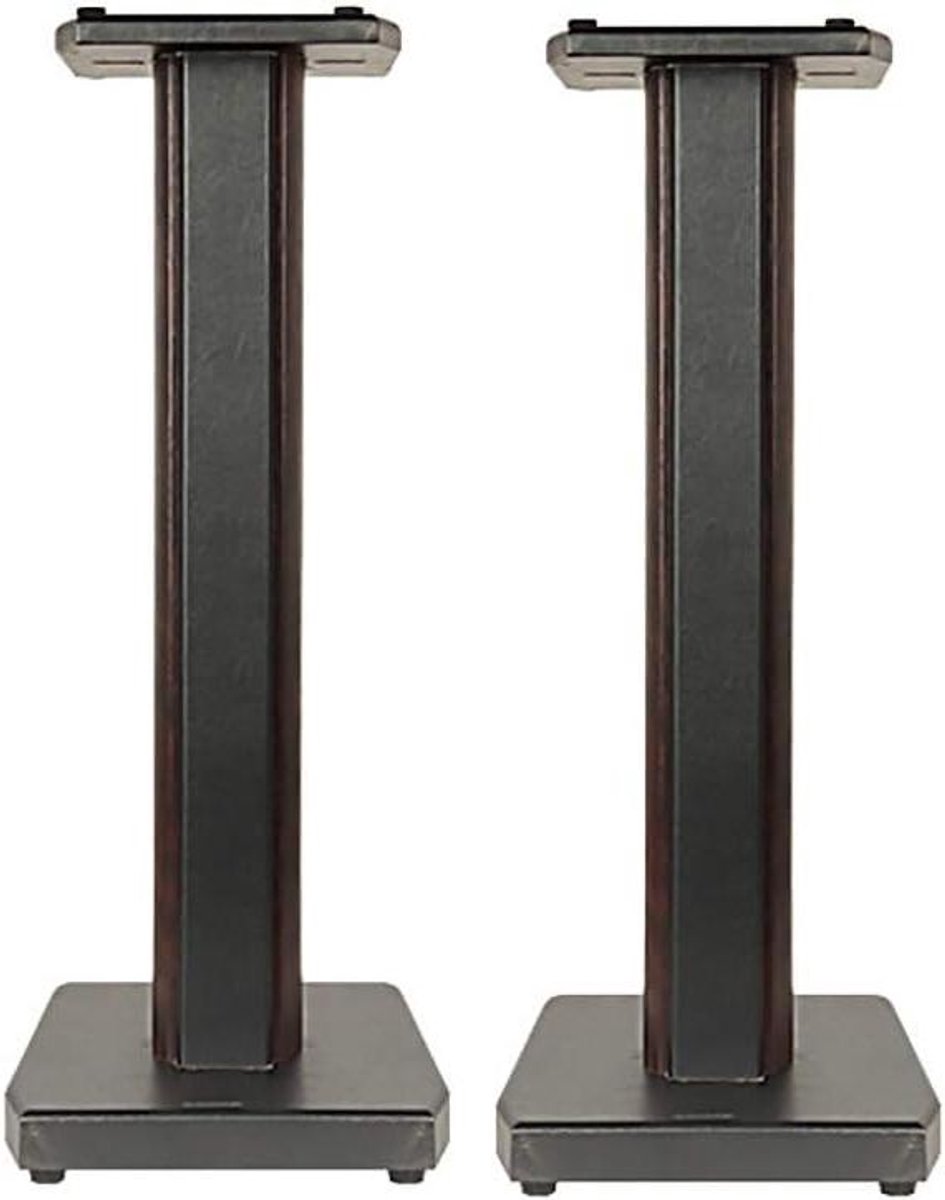 Luidspreker Standaard - Speaker Voet - Home Audio - Ingebouwd Kabelbeheer - 60 cm Hoogte - Zwart