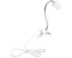 Schildpad Warmtelamp - Reptielenlamp Zonlicht - Reptielen Welzijn - Natuurlijke Omgeving Simuleren - 36 x 10.7 x 7.4 cm - Wit
