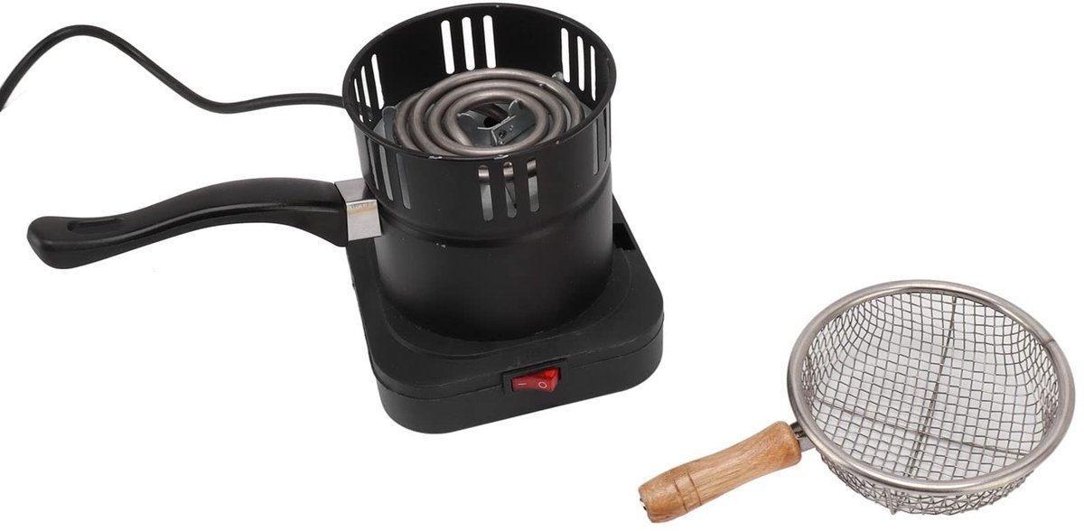 ONF3 - Elektrische Houtskoolbrander - Draagbare Starter - Duurzaam Ontwerp - Compact en Lichtgewicht - Voor Open Haarden en Grills - Ideaal voor...