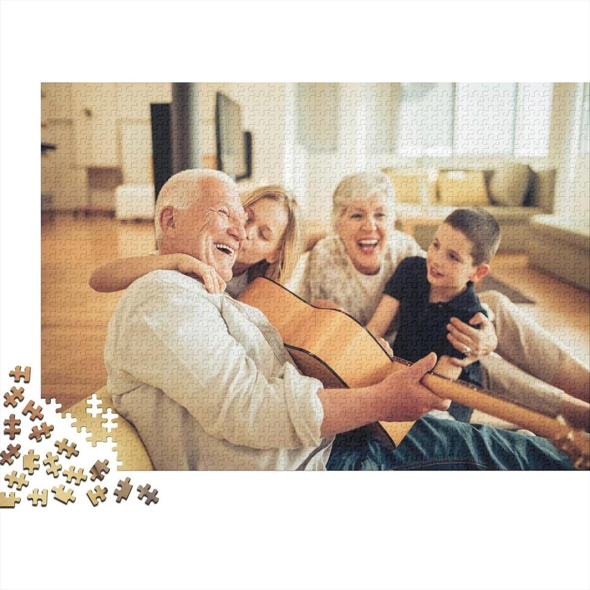 Gepersonaliseerde Puzzel - Eigen Afbeelding Puzzel - Ontspanning en Cadeau - Unieke Vorm Puzzelstukjes - 1000 Stukjes - Full Color