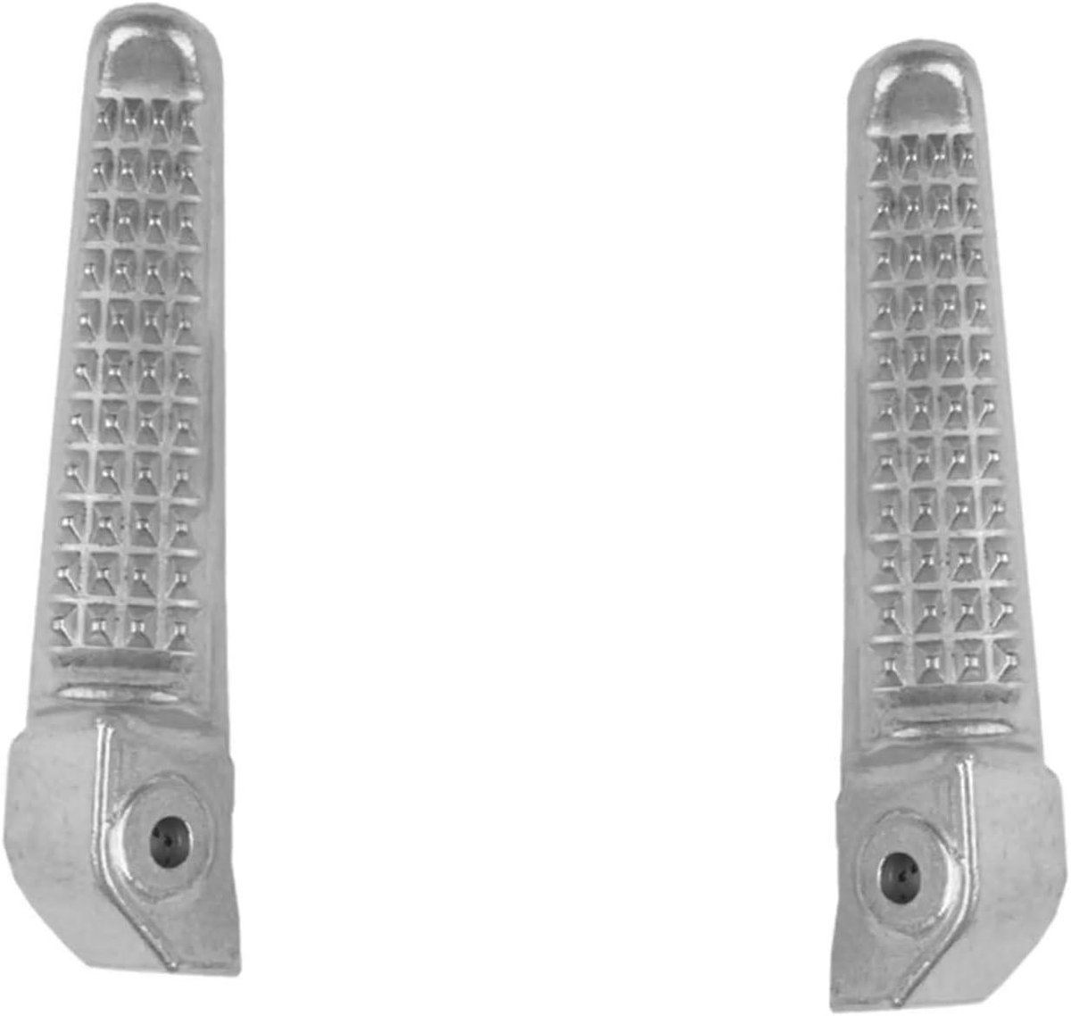 Motorfiets Voetsteunen - Pillion Steunen Achter - Comfortabel Rijden - CNC Aluminium Constructie - 14 cm - Zilver