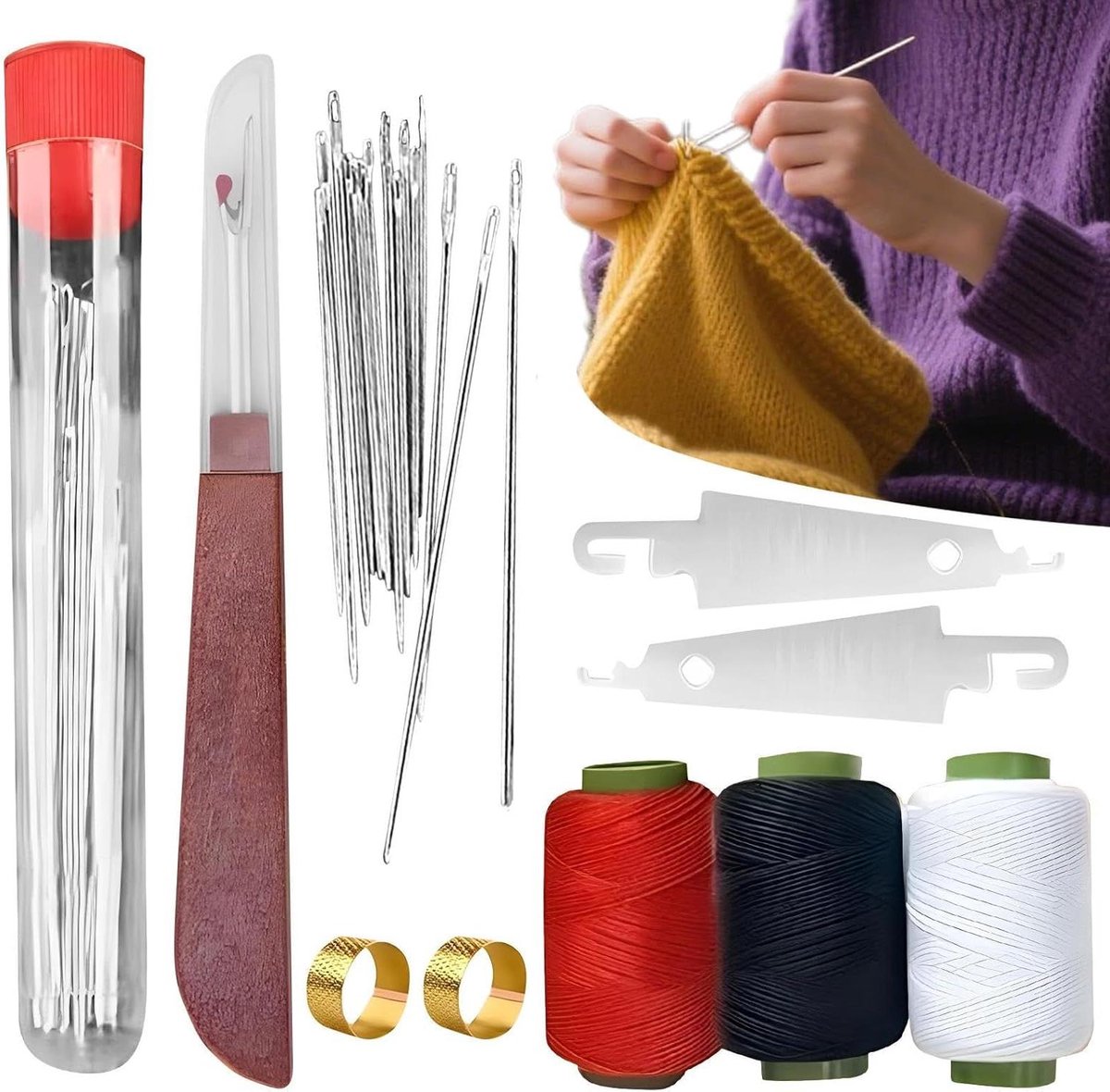 Naaisetje - Reparatieset - Snelle Kledingreparatie - 37 Delig - Draagbaar