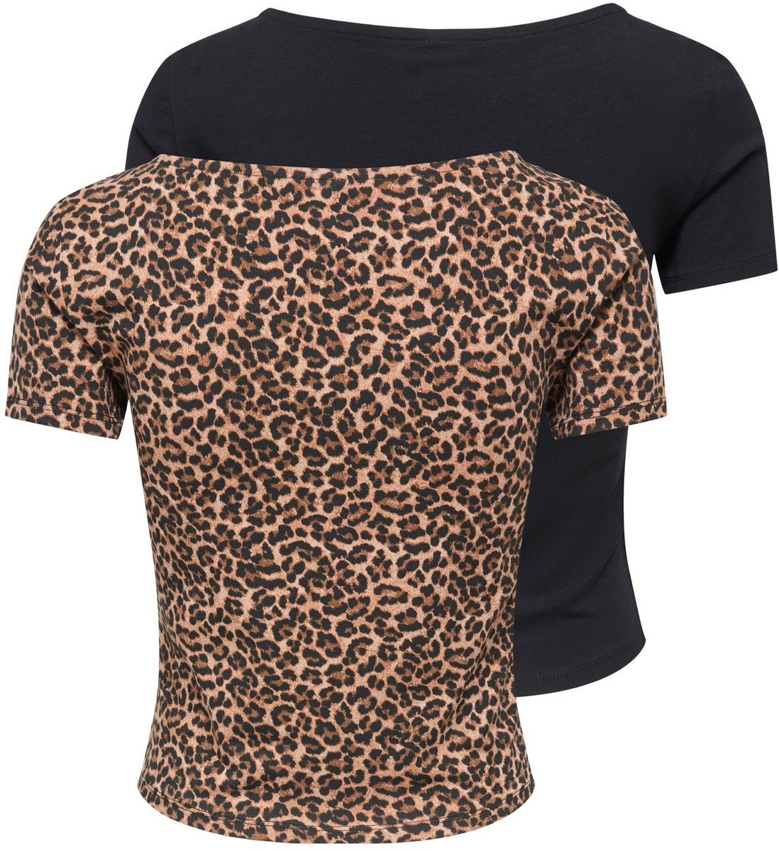 ONLY - ONLSUSAN SHORT S/S 2 PACK TOP CS J TLL - Dames - Blouses