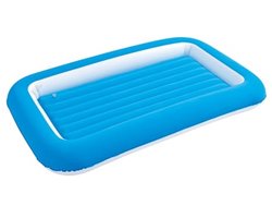 Eenpersoons Flocked Childs Air Bed - Blauw