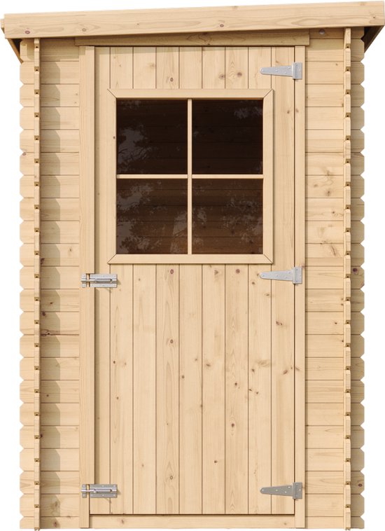 Timbela M306+M306G - Houten tuinhuis - 2,63 m² - 239x144xH204 cm - met vloer