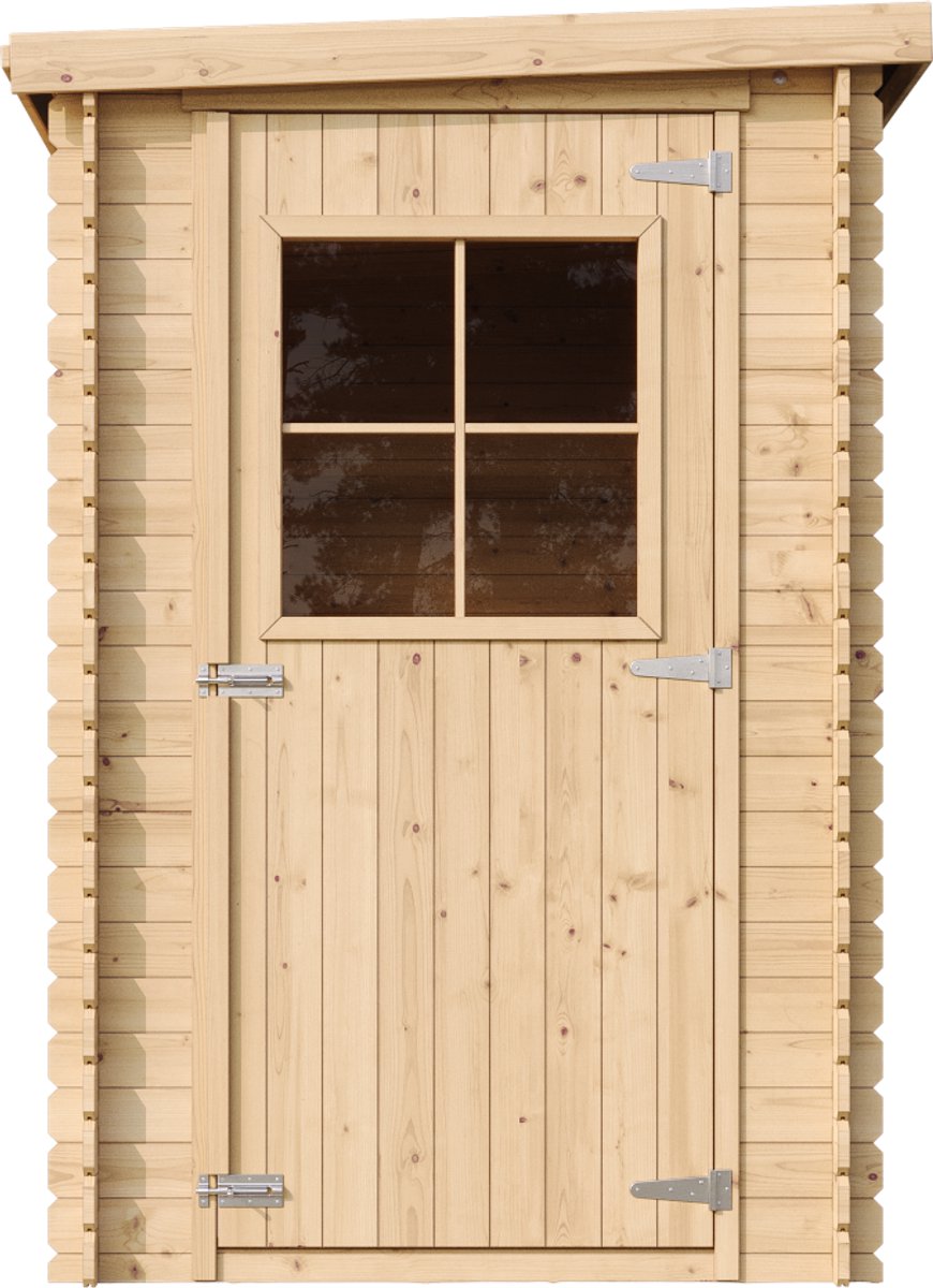 Timbela M306+M306G - Houten tuinhuis - 2,63 m² - 239x144xH204 cm - met vloer