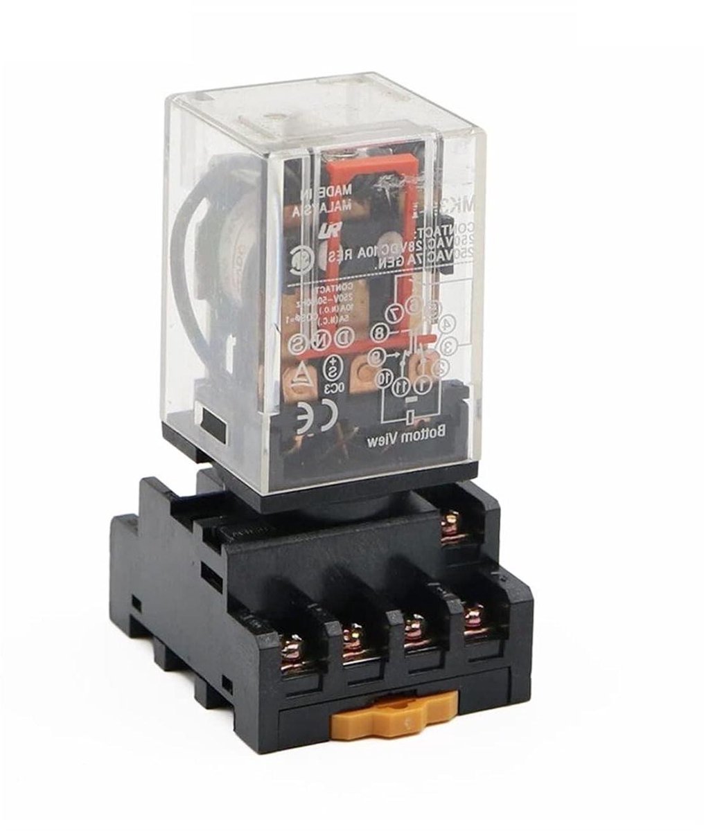 Elektromagnetisch Relais - Miniatuur Relais Spoel Relais - Industriële Automatisering - Zilverlegering Contacten - 10 stuks - Niet gespecificeerd