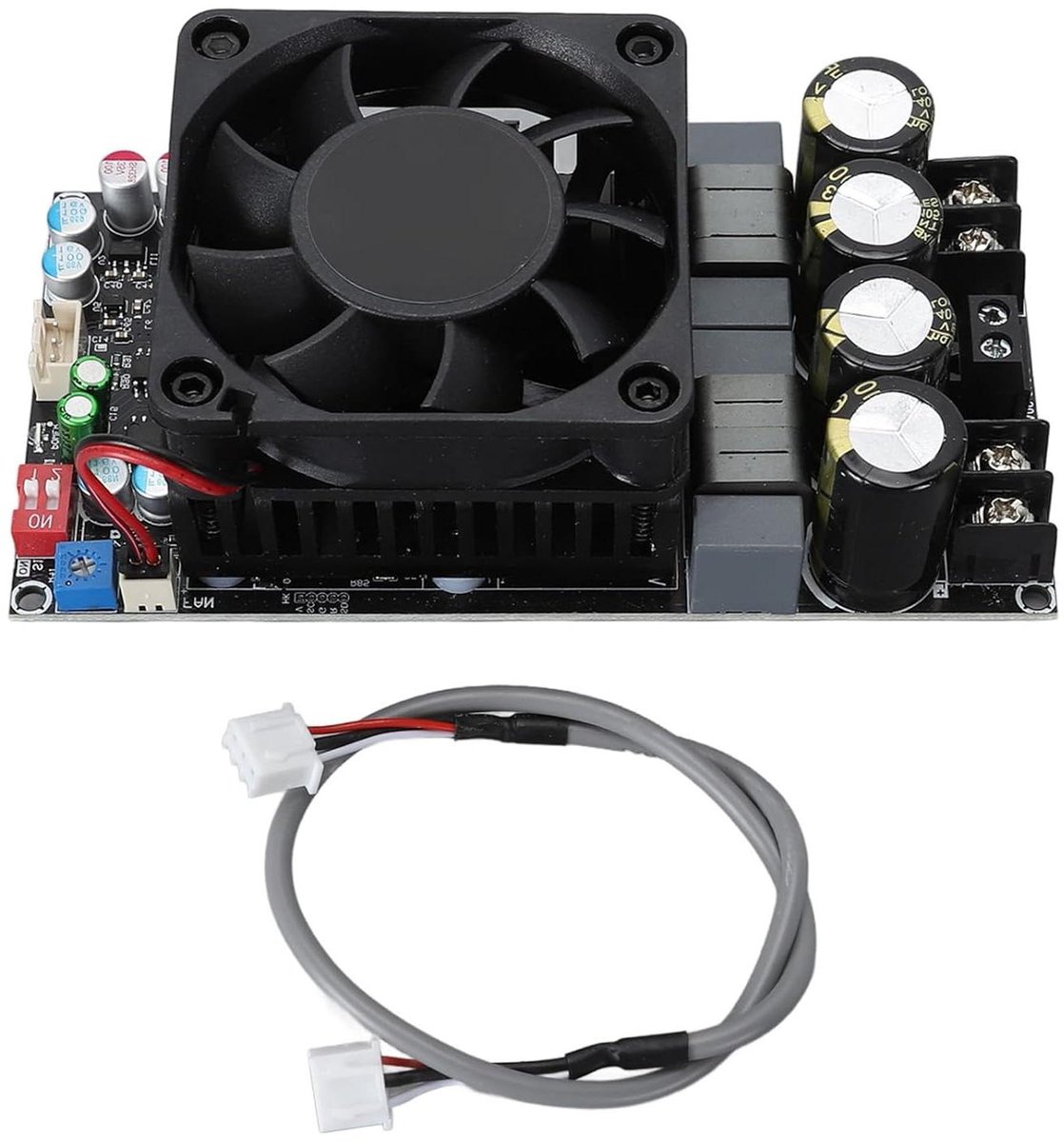 Digitale Versterkerkaart, Tweekanaals 300W + 300W Audio-stereo-eindversterkermodule, met Grote en Efficiënte Koellichamen, Specifieke Spoel voor Digitale Versterker