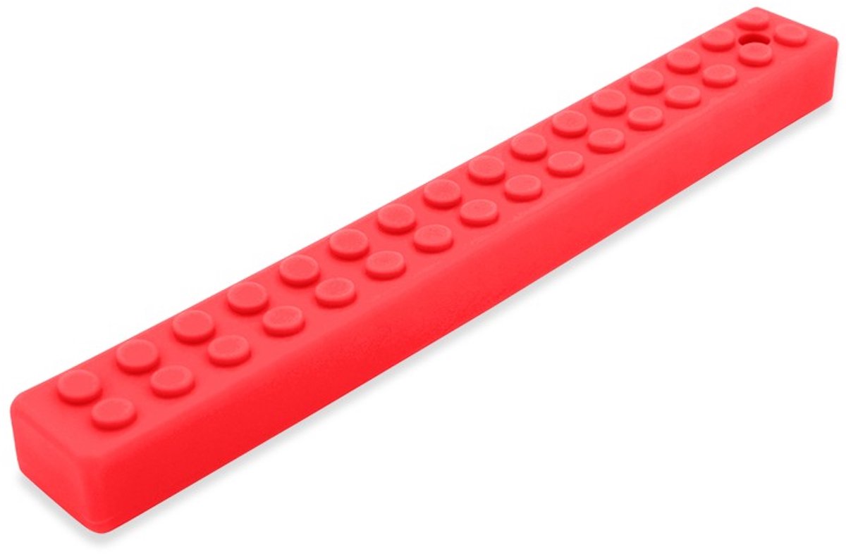 Ark Therapeutics kauwspeelgoed MEGA Brick Stick rood sensorisch speelgoed.