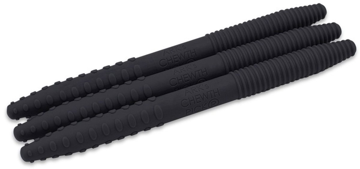ARK Therapeutic kauwspeelgoed Chewth Pick® tandenstokers zwart XT medium sensorisch.