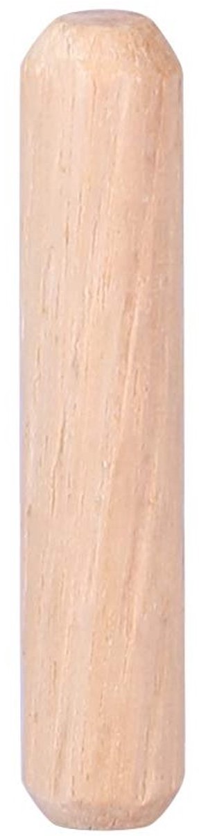 50 Stuks Ronde Kastenlade Ankers, 6mm x 50mm Houten Dowel Stiften voor Meubelmontage en Klussen