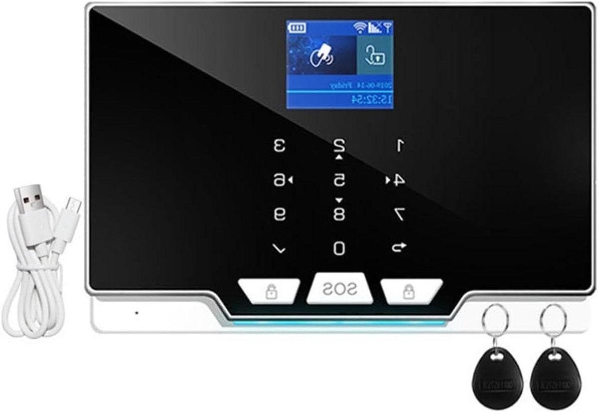 Alarmsysteem Huis - Beveiligingssysteem GSM - Huis Beveiligen - APP Controle - 22.9 x 12.7 x 12.7 cm - Wit