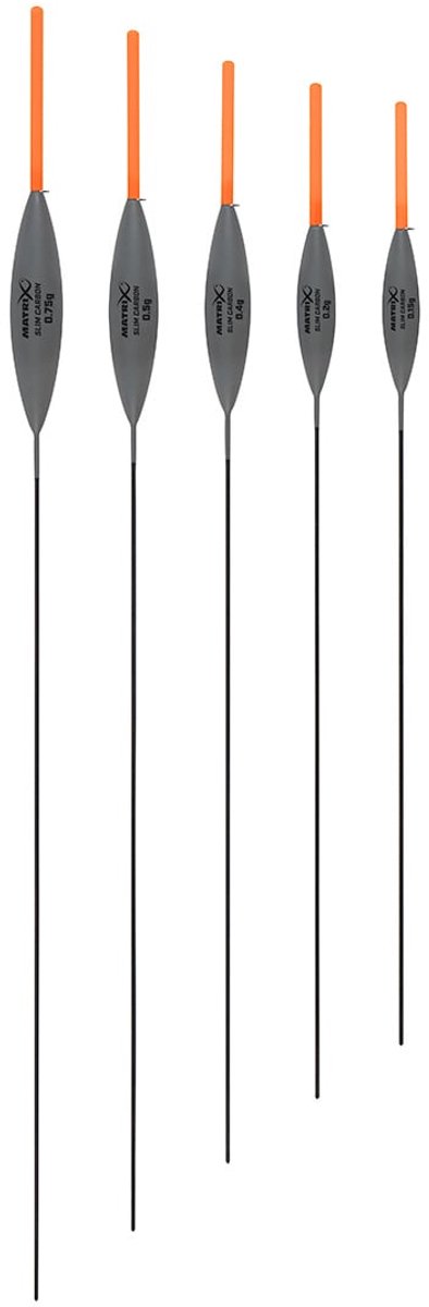 Matrix Slim Carbon Pole Float – Slanke Dobber voor Langzaam Zakkend Haakaas - Maat : 0.60g