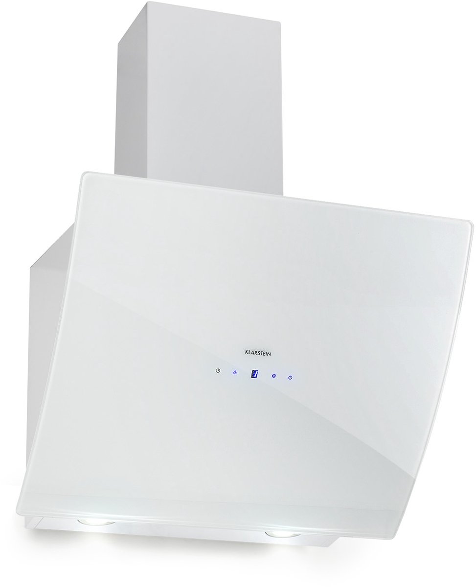Bol.com Klarstein Afzuigkap, Afzuigkap 60 cm, Afzuigkap Recirculatie/Afvoer, Afzuigkap met Vetfilter, Wandafzuigkap, Afzuigkap m... aanbieding