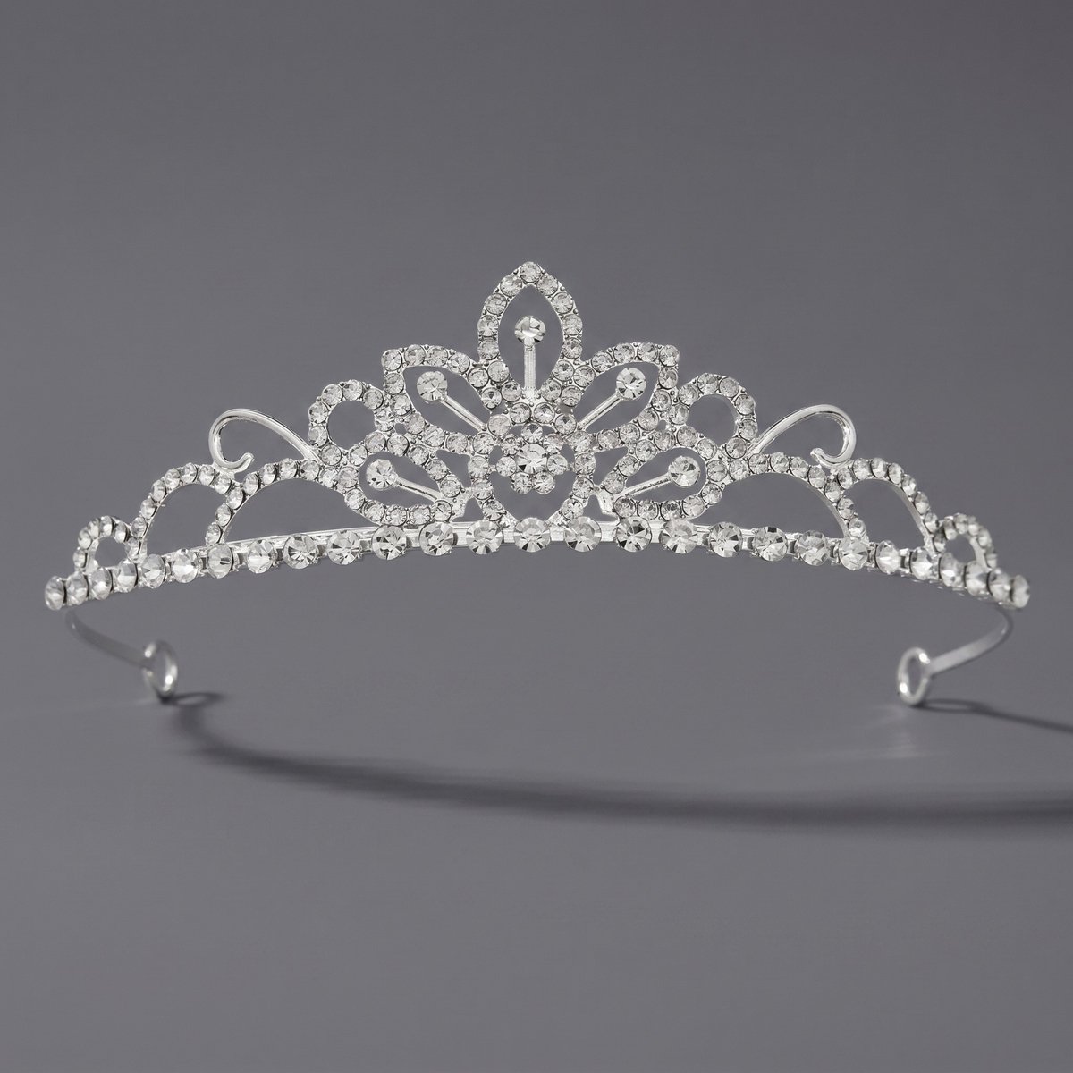 Kroon voor dames-Prinsessenkroon-Diadeem-Kroon-Strass-Elegant en Duurzaam - Geschikt voor Verschillende Gelegenheden-Haarsieraad-Stijl 48