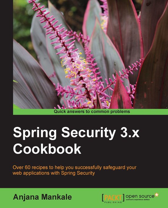 Spring Security 3.x Cookbook - cover