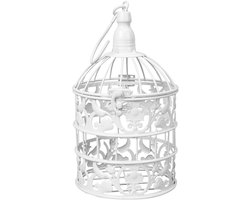 Hanging Bird Cages voor Parkieten, Openwork Metaal Kooi voor Decoratie, Vintage Bruiloft en Feest Versiering