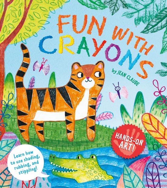 Hands-On Art! Fun with Crayons - cover