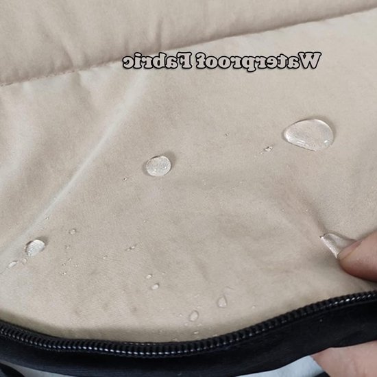 Dikke Voetenzak voor Kinderwagens, Geschikt voor Babyzen YOYO, Stokke en Bugaboo, Weerbestendig en Gemakkelijk Schoon te Maken (Beige) — afbeelding 4