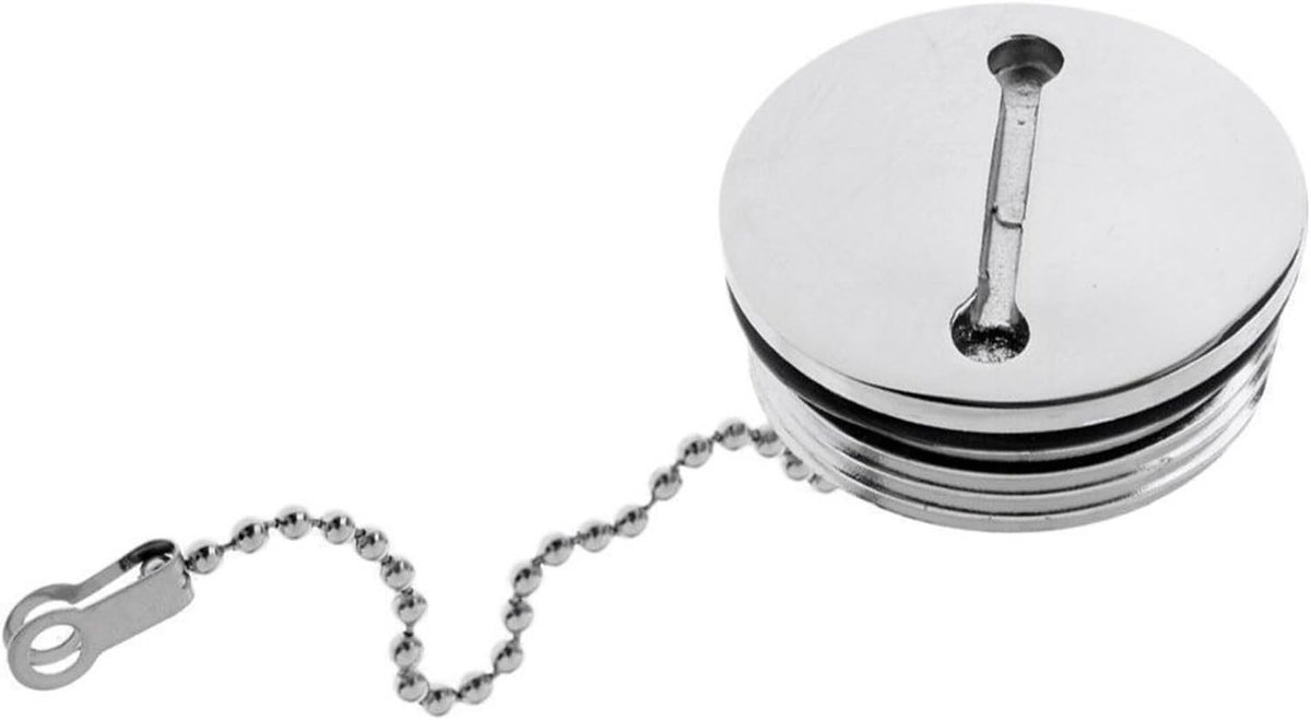 Vulopening voor Bootdecks zonder Sleutel, 1.5" en 2", 38mm en 50mm, Geschikt voor Brandstof en Water, Roestvrij Staal 316