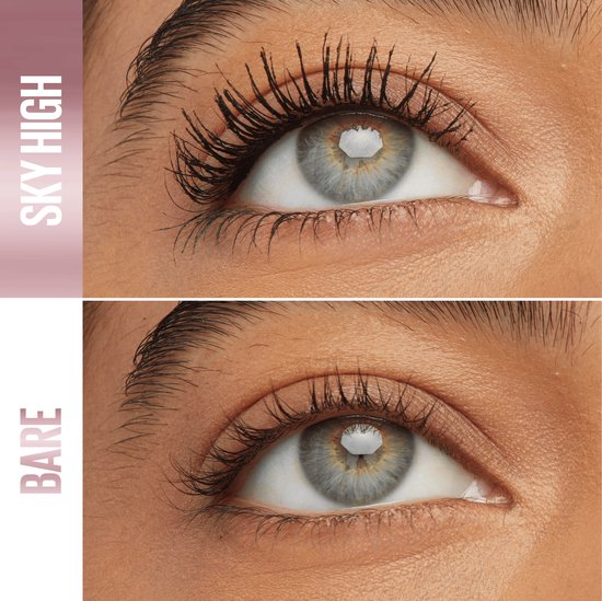 Maybelline New York - Lash Sensational Sky High Mascara - Very Black - Zwart - Eindeloos Lengte en Intens Volume - Flexibele borstel - 7,2ml