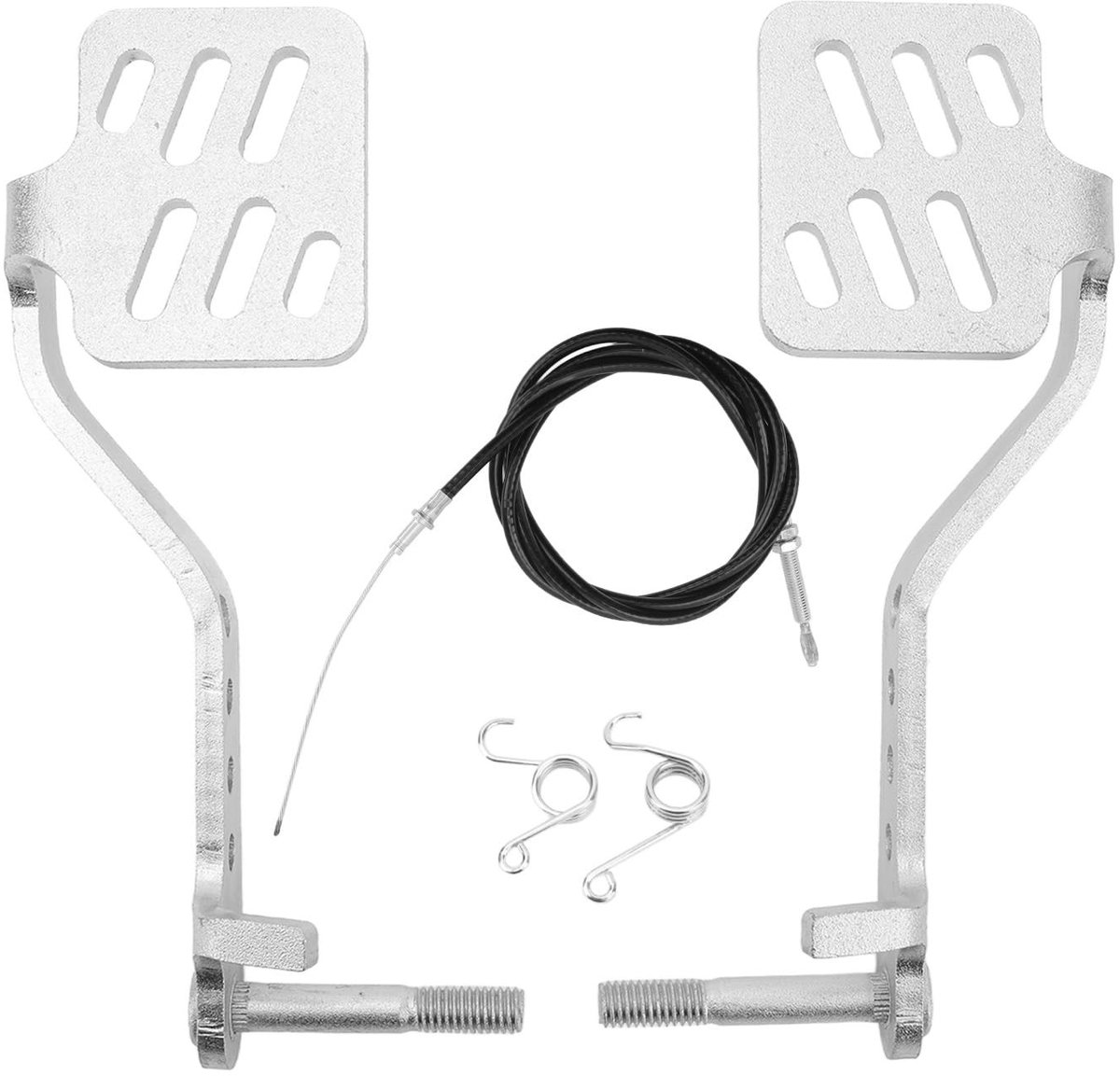 Allecto - Brake en Accelerator Pedal Set - Antislip en Roestbestendig - Eenvoudige Aanpassing voor Go-Karts - Verbeterde Grip en Veiligheid - Perfe...
