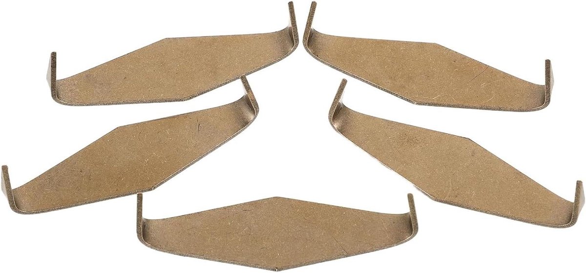 Metalen Riemklinknagels - Leerbevestigers - Huisreparaties - Veelzijdige set - 5 stuks - Antiek Koper