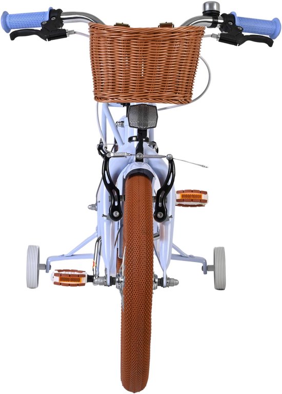 Volare Ashley Kinderfiets - Meisjes - 16 inch - Pastel Blauw- Twee Handremmen van Volare — afbeelding 4