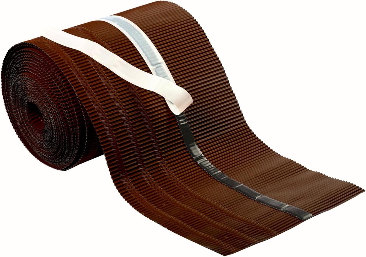 Gootbevestiging - Dakrand profiel - Waterafvoer reparatie - Rinne scharnier ontwerp - 230 mm x 10 m - Donkerbruin