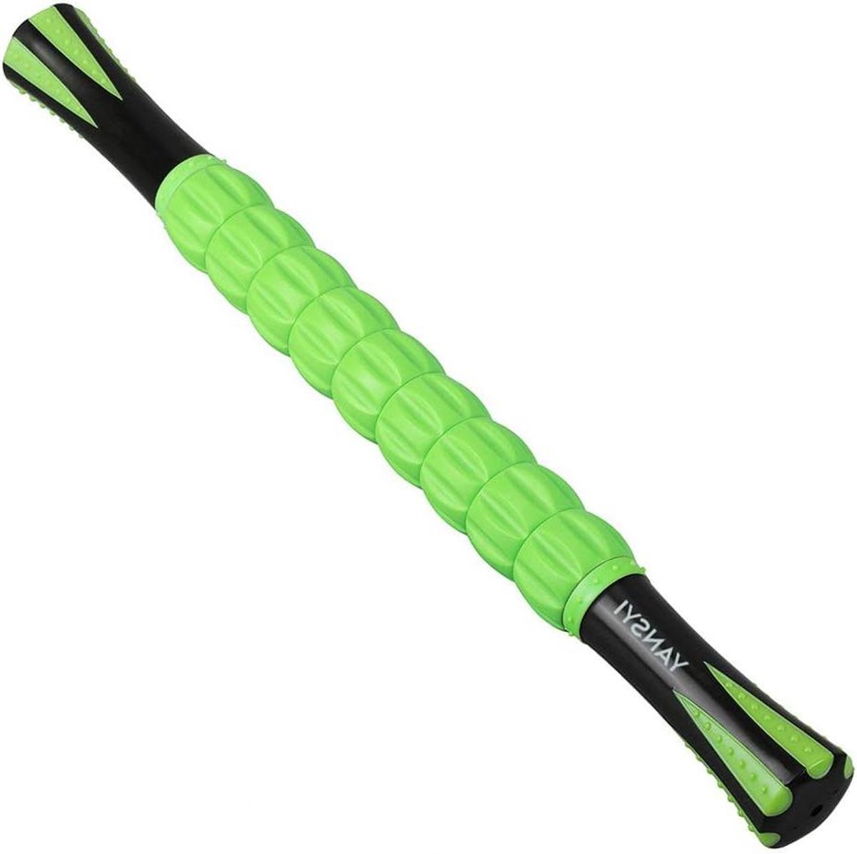Spierroller Lichaamsmassager - Triggerpoint Tool - Spierherstel Bevorderen - Myofasciale Punten Oplossen - 45 cm Lengte - Groen