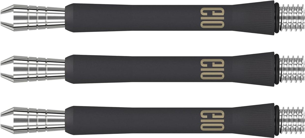 Dartschachten Set - Titanium Assortiment - Precisie Werpen - Titanium Materiaal - 3 maten - Zwart