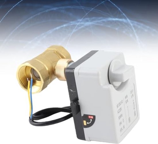Allecto - Motorized Ball Valve - Elektrische Kogelklep - Normaal Open - AC220V - DN25 - Voor water- en vloeistofregeling - Betrouwbare bediening van Merkloos — afbeelding 2